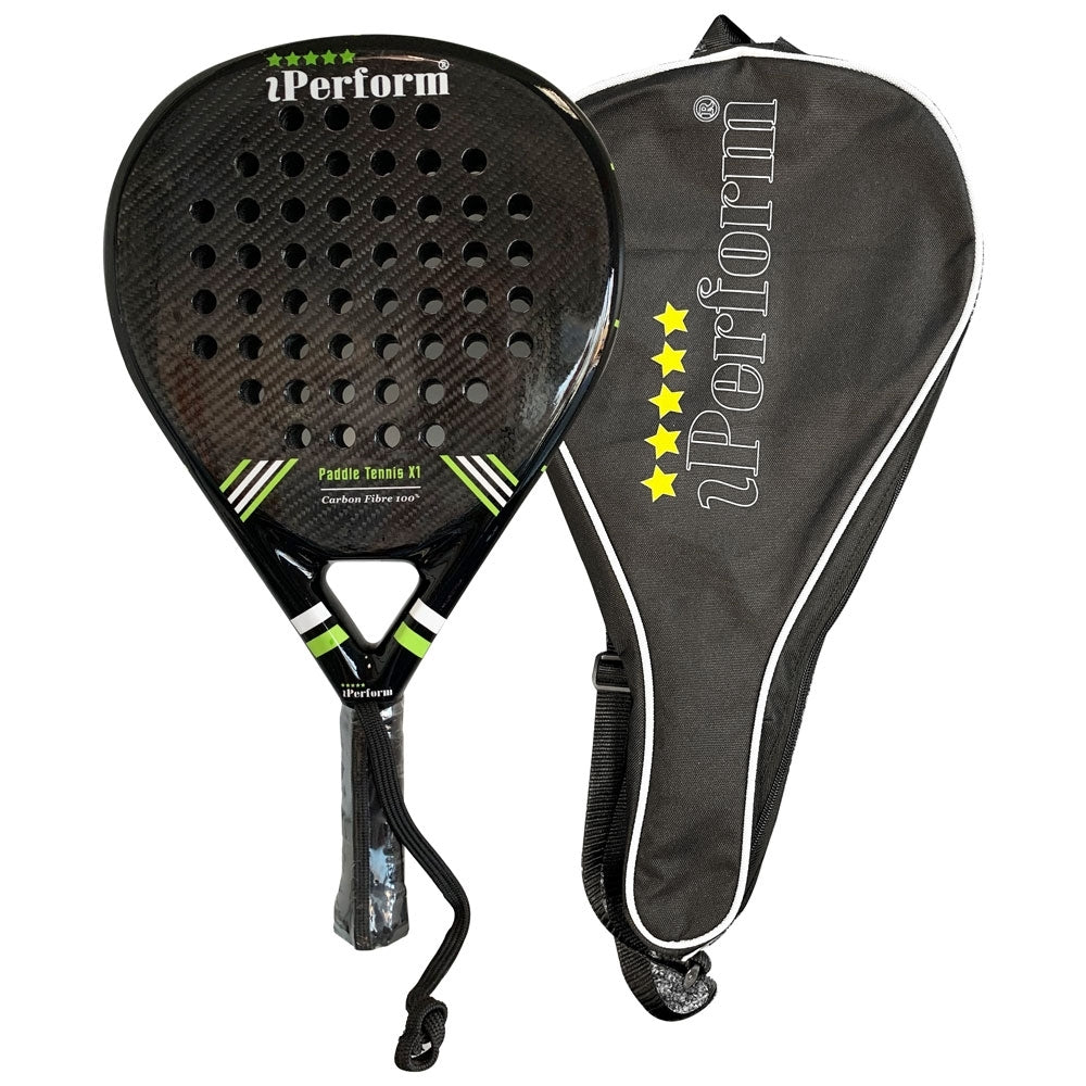  Raqueta de pádel de pádel de fibra de carbono, raquetas de pádel  de pádel de pádel de fibra de carbono Power Lite Pop Tennis Paddle (2 :  Deportes y Actividades al